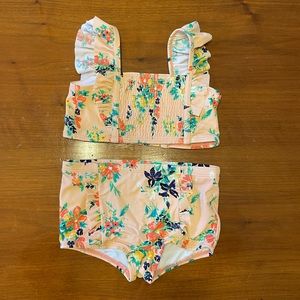Janie and Jack Girls 2 Piece Swimsuit